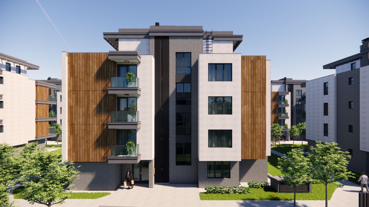 квартал. Двухкомнатная квартира в строящемся комплексе, часть закрытого комплекса, юг, с центральным отоплением, подземное парковочное место-0 кв. Ново село -юг, Двустаен апартамент в строеж, част от затворен комплекс, южен, с ТЕЦ, подземно паркомясто - 0