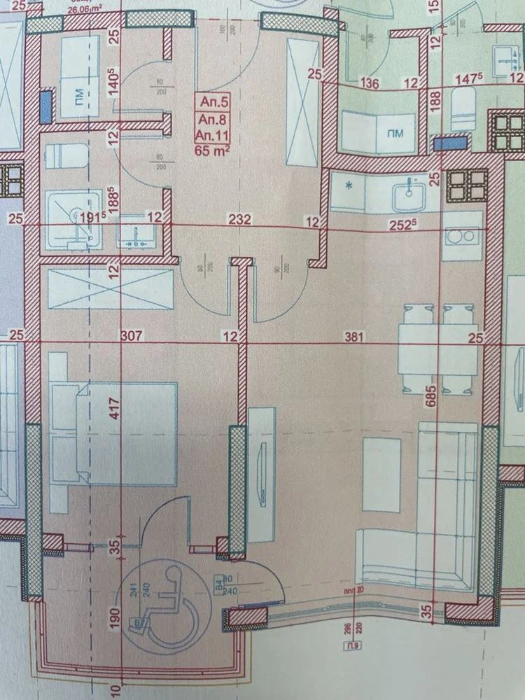 Quartal. Ein-Zimmer-Wohnung im Bau, Teil einer bewachten Anlage, Süden, mit Zentralheizung, Tiefgaragenstellplatz-0 Stadtteil Novo Selo-Süd, Zweizimmerwohnung im Bau, Teil einer geschlossenen Wohnanlage, Südlage, mit Zentralheizung, Tiefgaragenstellplatz – 0
