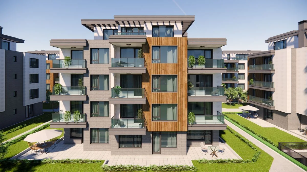Zwei-Zimmer-Wohnung im Bau, Teil einer bewachten Anlage, mit Zentralheizung, Tiefgaragenstellplatz-0 Dreizimmerwohnung im Bau, Teil einer geschlossenen Wohnanlage, mit Zentralheizung, Tiefgaragenstellplatz – 0