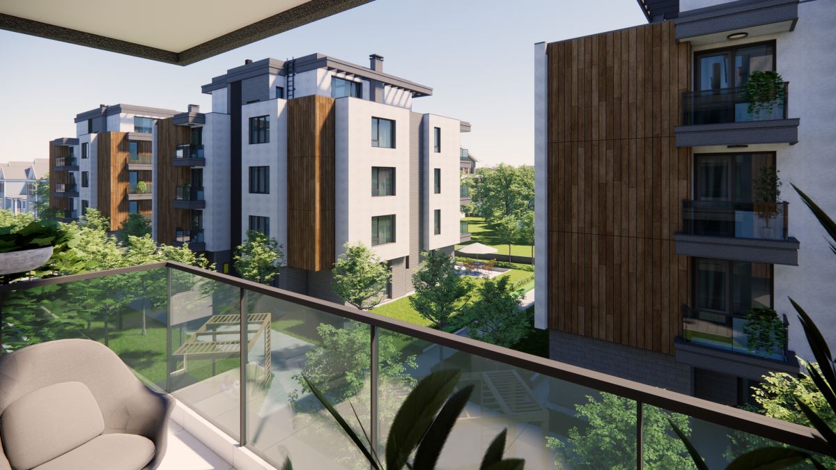 Тристаен апартамент в строеж, част от затворен комплекс, с ТЕЦ, подземно паркомясто - 0