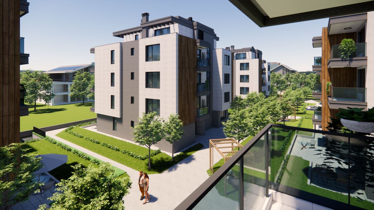 квартал. Двухкомнатная квартира в строящемся комплексе, часть закрытого комплекса, юг, с центральным отоплением, подземное парковочное место-0 кв. Ново село -юг, Двустаен апартамент в строеж, част от затворен комплекс, южен, с ТЕЦ, подземно паркомясто - 0