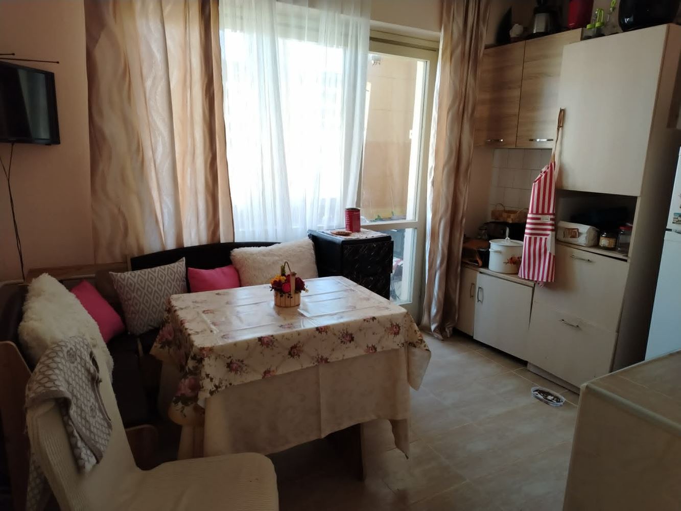 Тристаен апартамент, саниран блок, ТЕЦ - 0